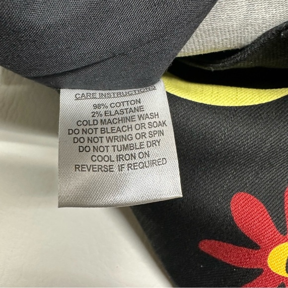 BLACK FRIDAY PALMISTRY Black Graphic Wide-Leg Pants SZ 8 NWT - Picture 11 of 11